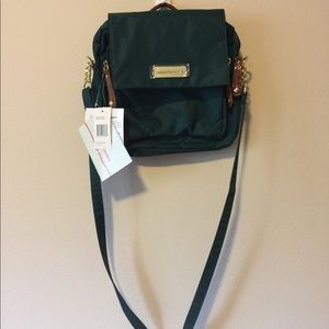 Samantha Brown RFID Hunter Green Nylon Traveler